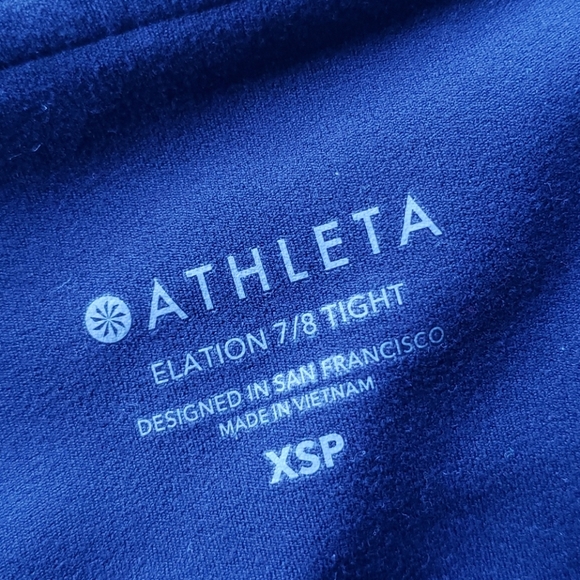 ATHLETA Elation Abstract 7/8 Powervita Legging XSP - Picture 7 of 11